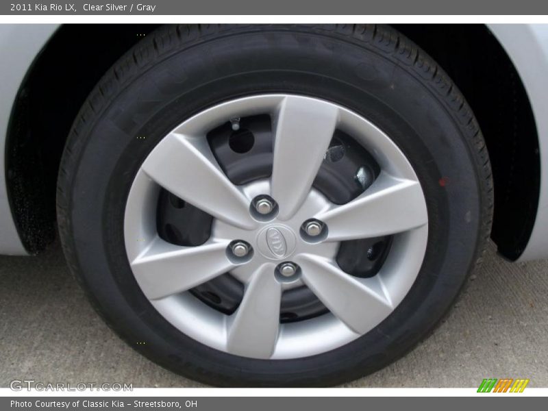Clear Silver / Gray 2011 Kia Rio LX