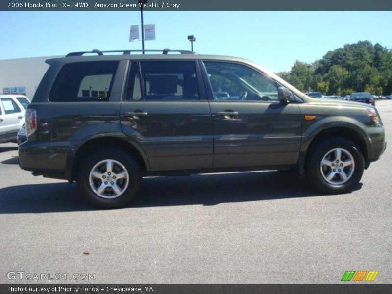 Amazon Green Metallic / Gray 2006 Honda Pilot EX-L 4WD