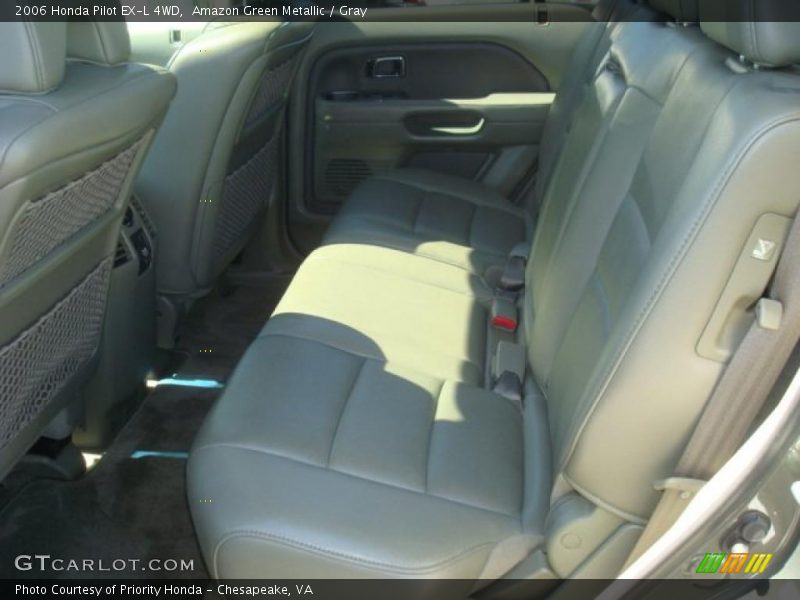 Amazon Green Metallic / Gray 2006 Honda Pilot EX-L 4WD
