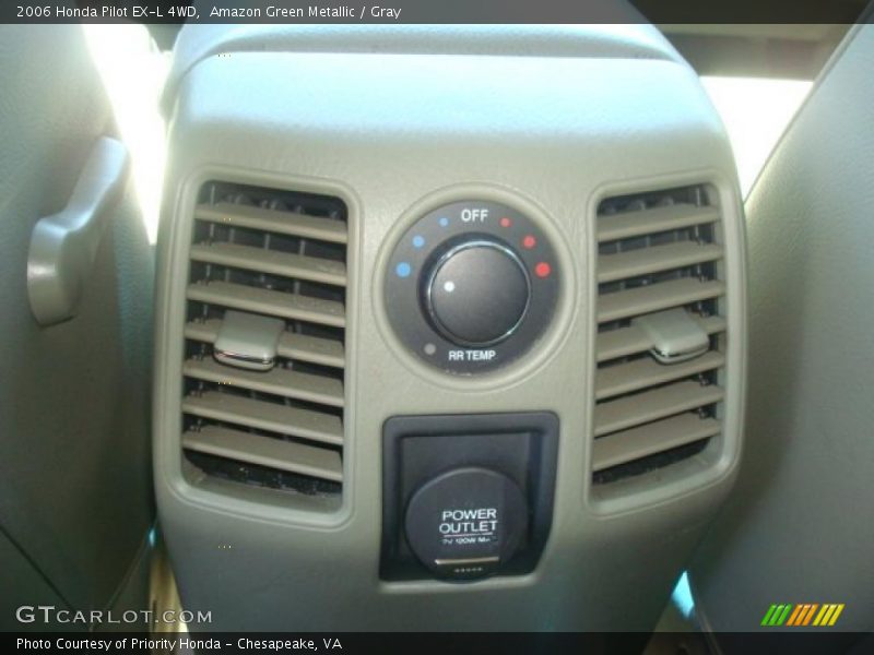 Amazon Green Metallic / Gray 2006 Honda Pilot EX-L 4WD