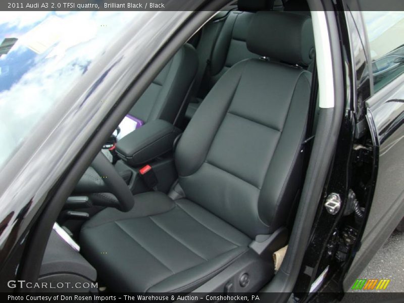 Brilliant Black / Black 2011 Audi A3 2.0 TFSI quattro