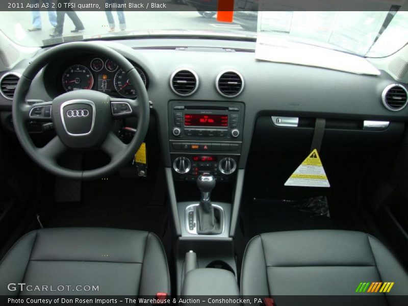 Brilliant Black / Black 2011 Audi A3 2.0 TFSI quattro
