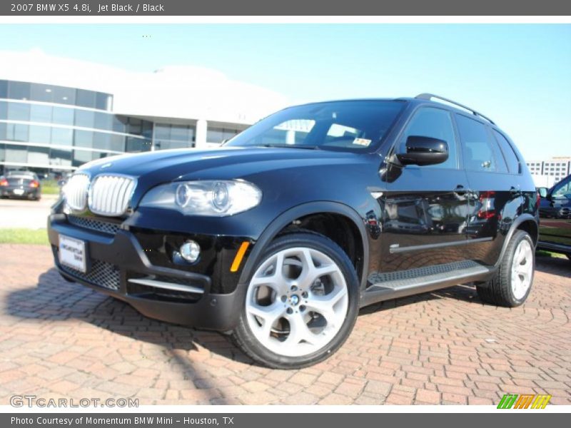 Jet Black / Black 2007 BMW X5 4.8i