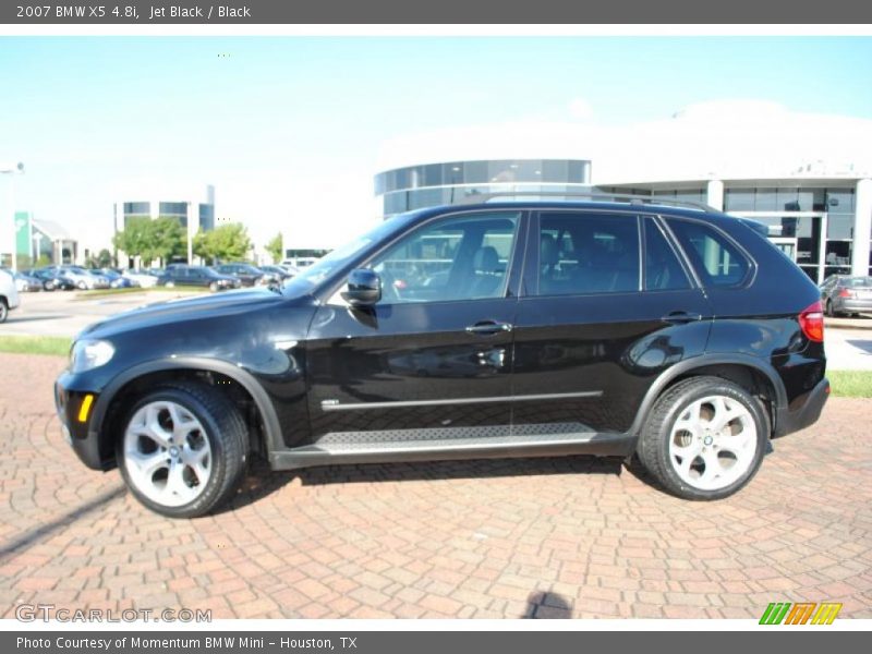 Jet Black / Black 2007 BMW X5 4.8i