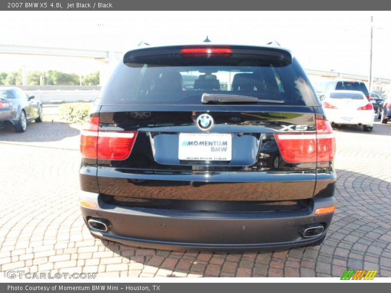 Jet Black / Black 2007 BMW X5 4.8i