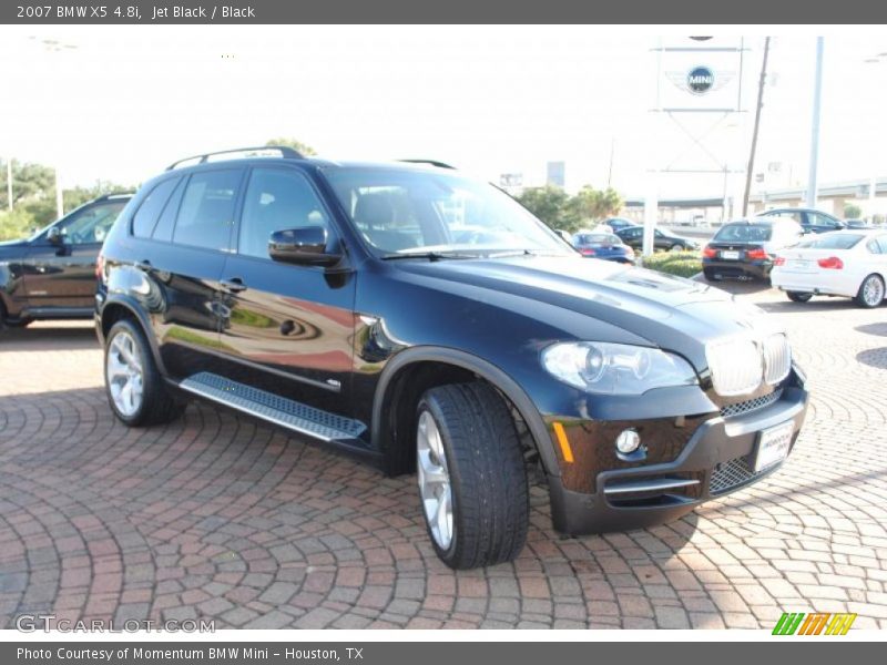 Jet Black / Black 2007 BMW X5 4.8i