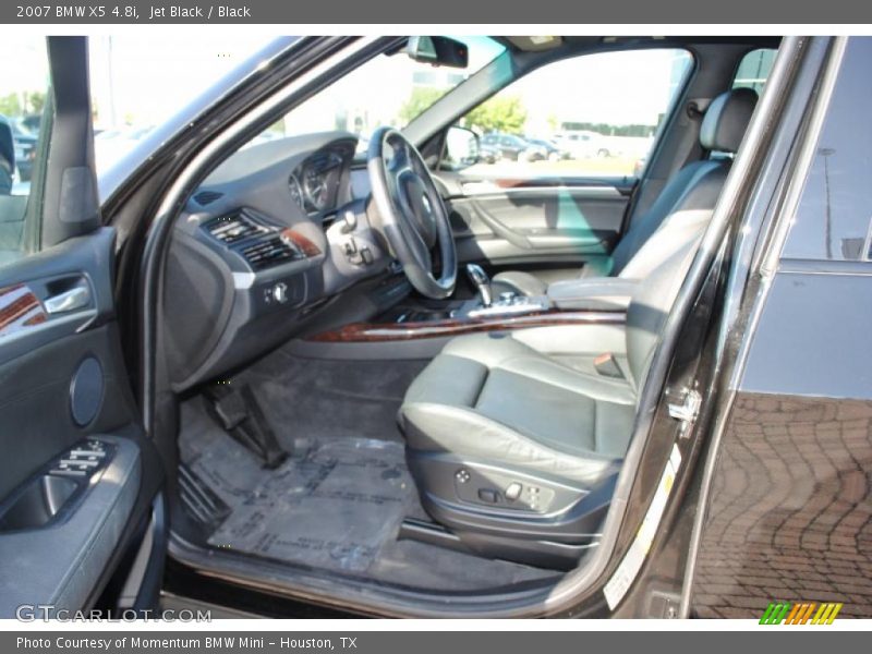 Jet Black / Black 2007 BMW X5 4.8i