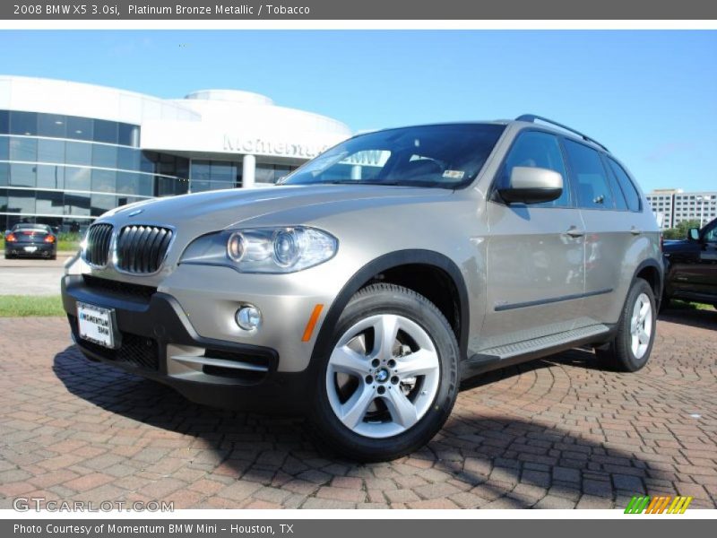 Platinum Bronze Metallic / Tobacco 2008 BMW X5 3.0si