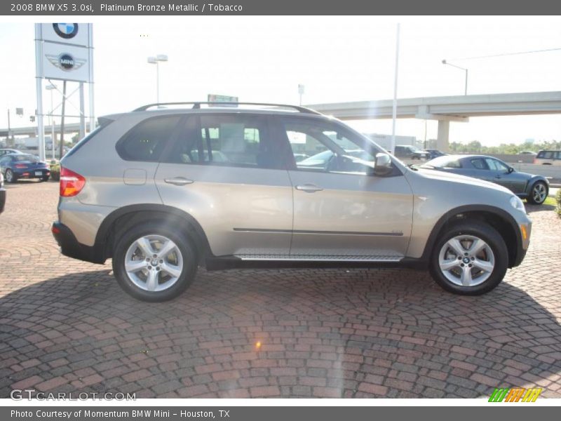 Platinum Bronze Metallic / Tobacco 2008 BMW X5 3.0si