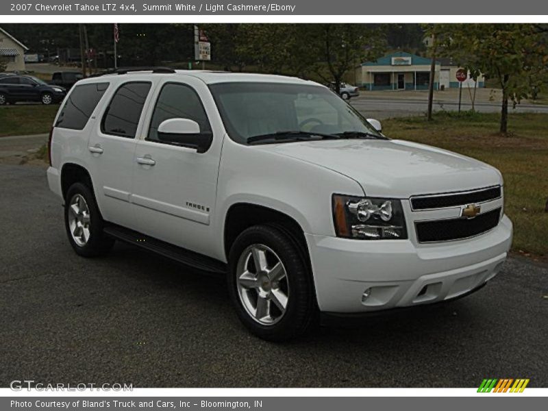 Summit White / Light Cashmere/Ebony 2007 Chevrolet Tahoe LTZ 4x4