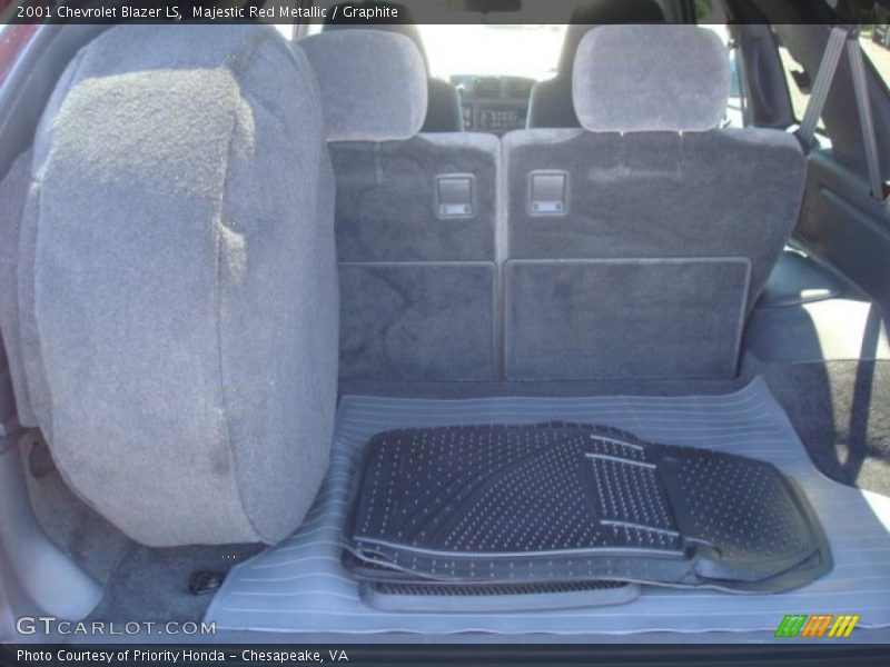 Majestic Red Metallic / Graphite 2001 Chevrolet Blazer LS