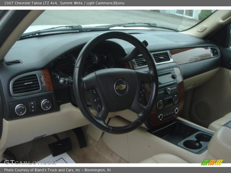 Summit White / Light Cashmere/Ebony 2007 Chevrolet Tahoe LTZ 4x4