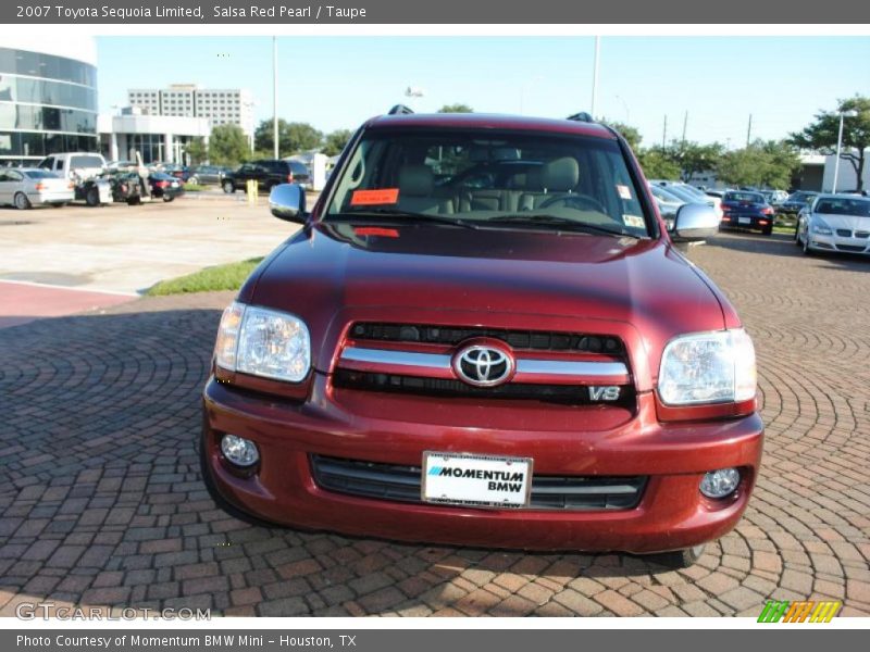 Salsa Red Pearl / Taupe 2007 Toyota Sequoia Limited