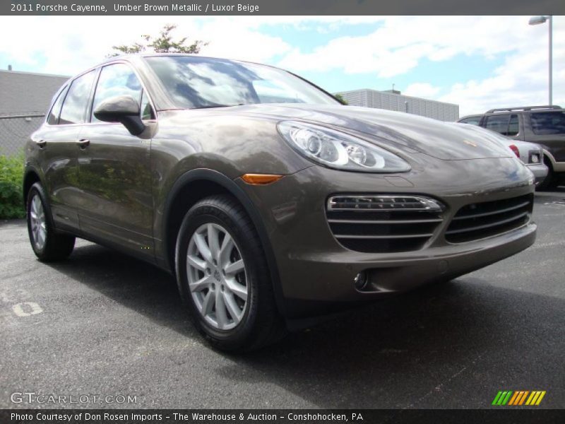 Umber Brown Metallic / Luxor Beige 2011 Porsche Cayenne