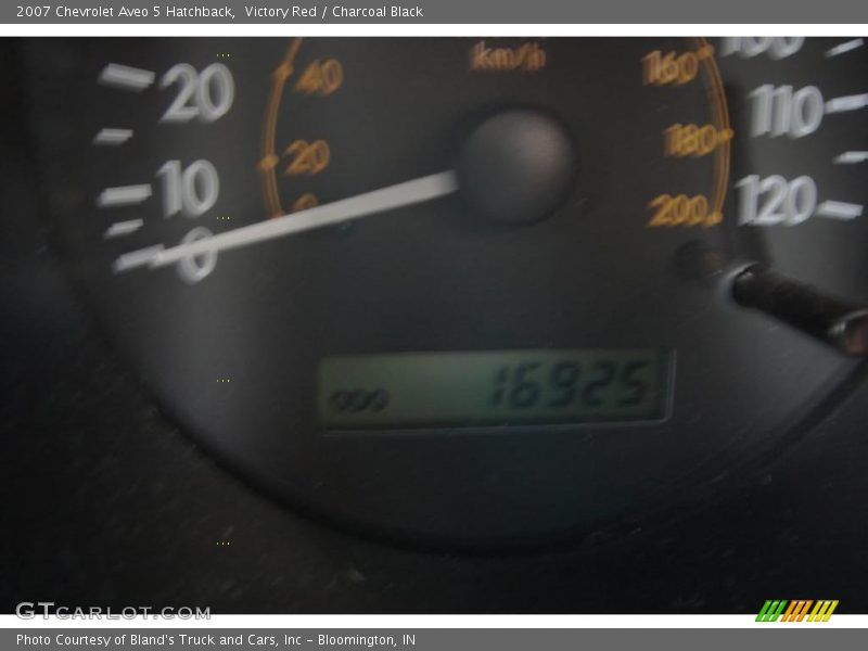 Victory Red / Charcoal Black 2007 Chevrolet Aveo 5 Hatchback