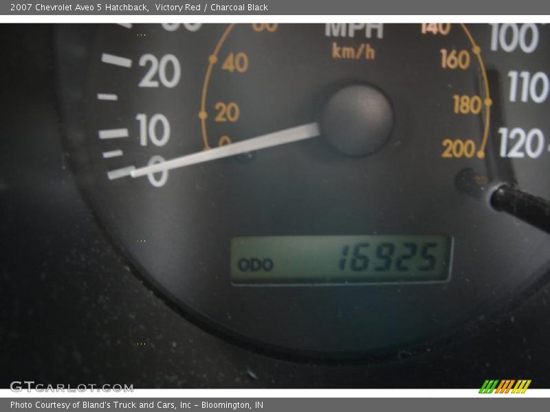 Victory Red / Charcoal Black 2007 Chevrolet Aveo 5 Hatchback