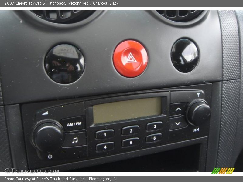 Victory Red / Charcoal Black 2007 Chevrolet Aveo 5 Hatchback