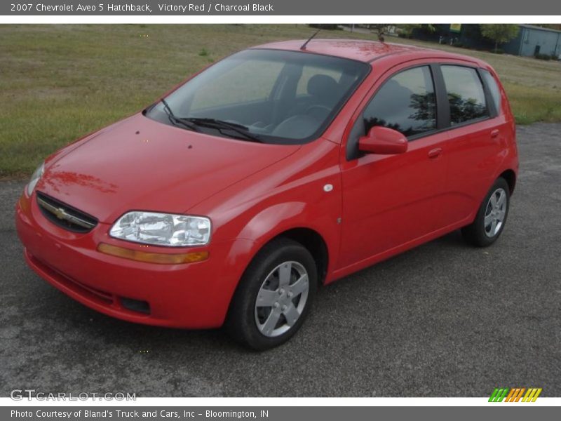 Victory Red / Charcoal Black 2007 Chevrolet Aveo 5 Hatchback