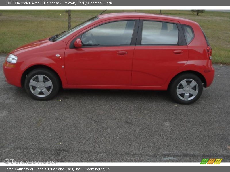 Victory Red / Charcoal Black 2007 Chevrolet Aveo 5 Hatchback