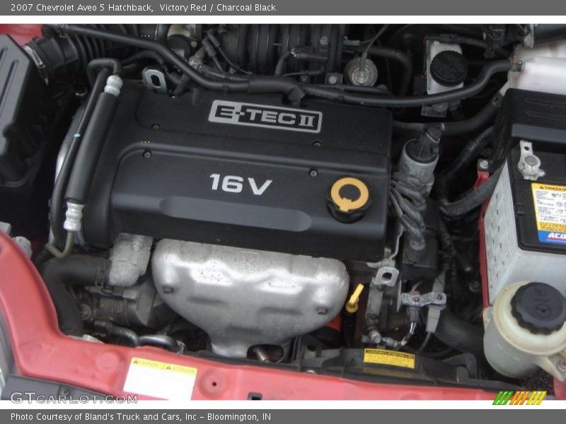 Victory Red / Charcoal Black 2007 Chevrolet Aveo 5 Hatchback