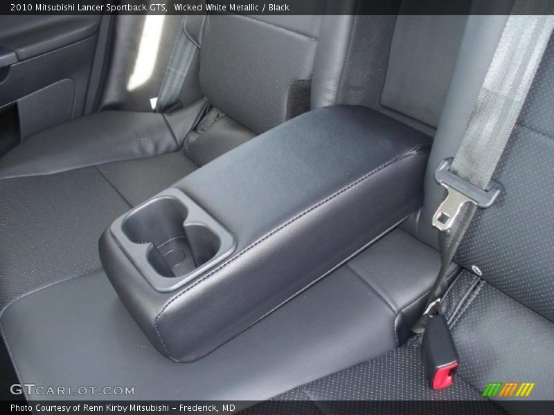 Wicked White Metallic / Black 2010 Mitsubishi Lancer Sportback GTS