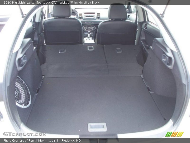 Wicked White Metallic / Black 2010 Mitsubishi Lancer Sportback GTS