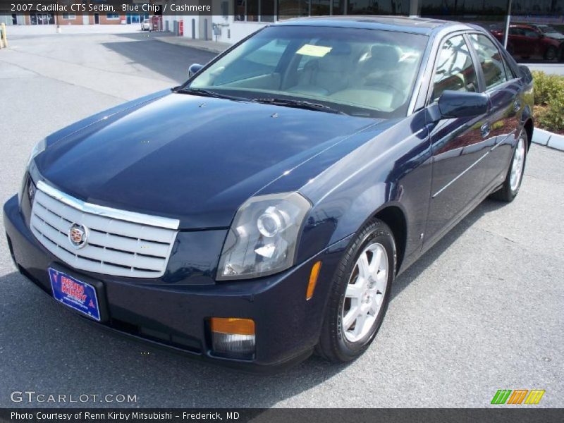Blue Chip / Cashmere 2007 Cadillac CTS Sedan