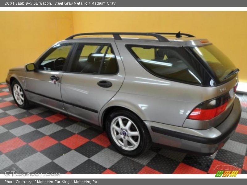Steel Gray Metallic / Medium Gray 2001 Saab 9-5 SE Wagon