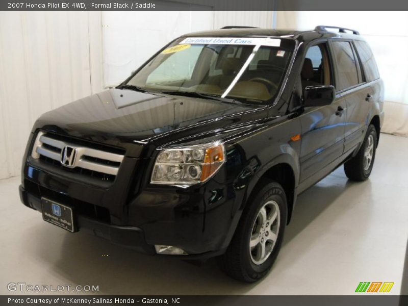 Formal Black / Saddle 2007 Honda Pilot EX 4WD