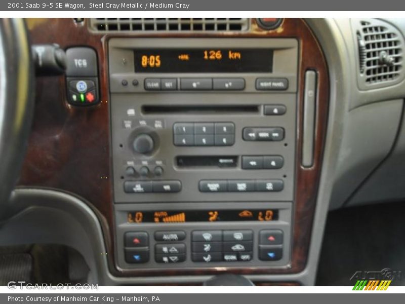Steel Gray Metallic / Medium Gray 2001 Saab 9-5 SE Wagon