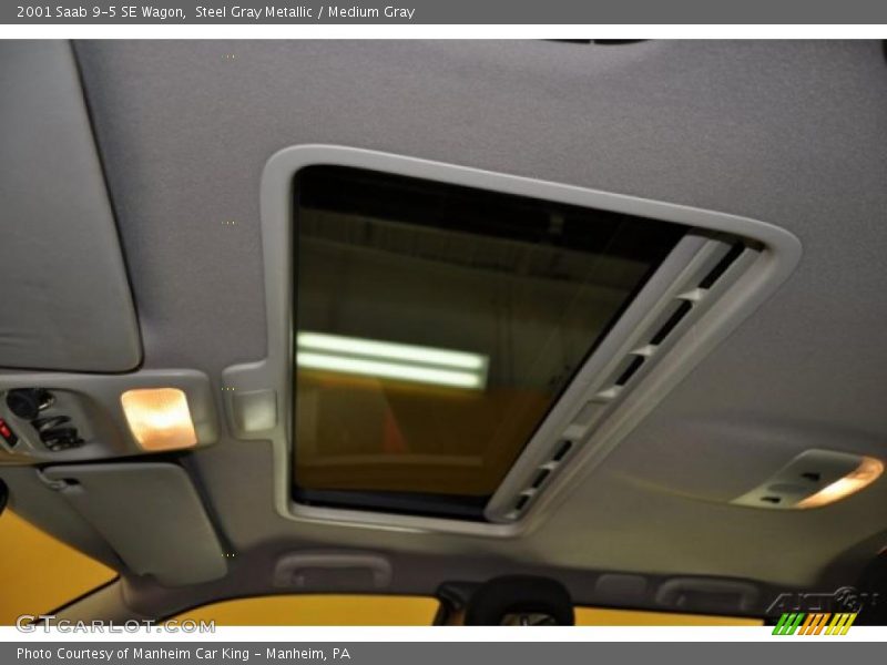 Steel Gray Metallic / Medium Gray 2001 Saab 9-5 SE Wagon