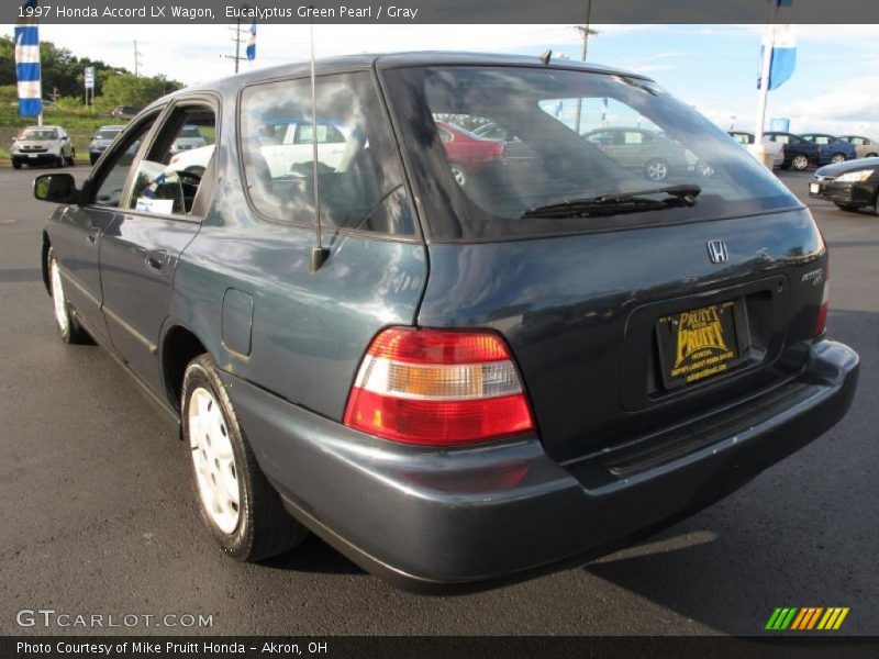 Eucalyptus Green Pearl / Gray 1997 Honda Accord LX Wagon