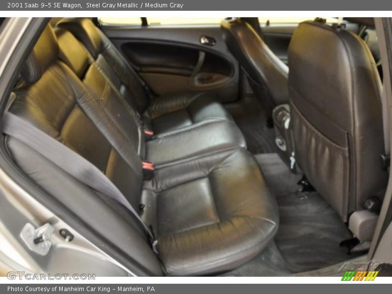 Steel Gray Metallic / Medium Gray 2001 Saab 9-5 SE Wagon