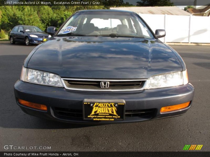 Eucalyptus Green Pearl / Gray 1997 Honda Accord LX Wagon