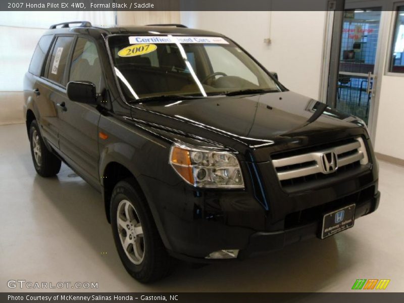 Formal Black / Saddle 2007 Honda Pilot EX 4WD