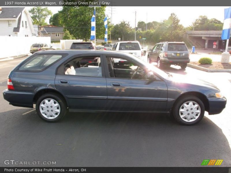 Eucalyptus Green Pearl / Gray 1997 Honda Accord LX Wagon