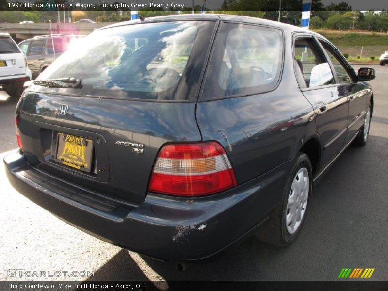 Eucalyptus Green Pearl / Gray 1997 Honda Accord LX Wagon