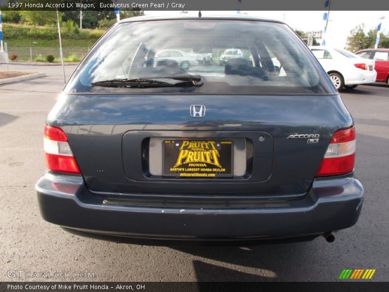 Eucalyptus Green Pearl / Gray 1997 Honda Accord LX Wagon
