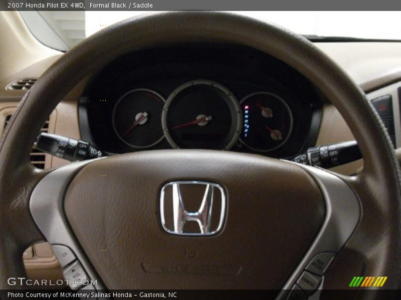 Formal Black / Saddle 2007 Honda Pilot EX 4WD