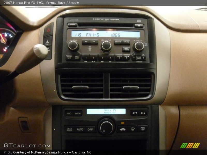 Formal Black / Saddle 2007 Honda Pilot EX 4WD