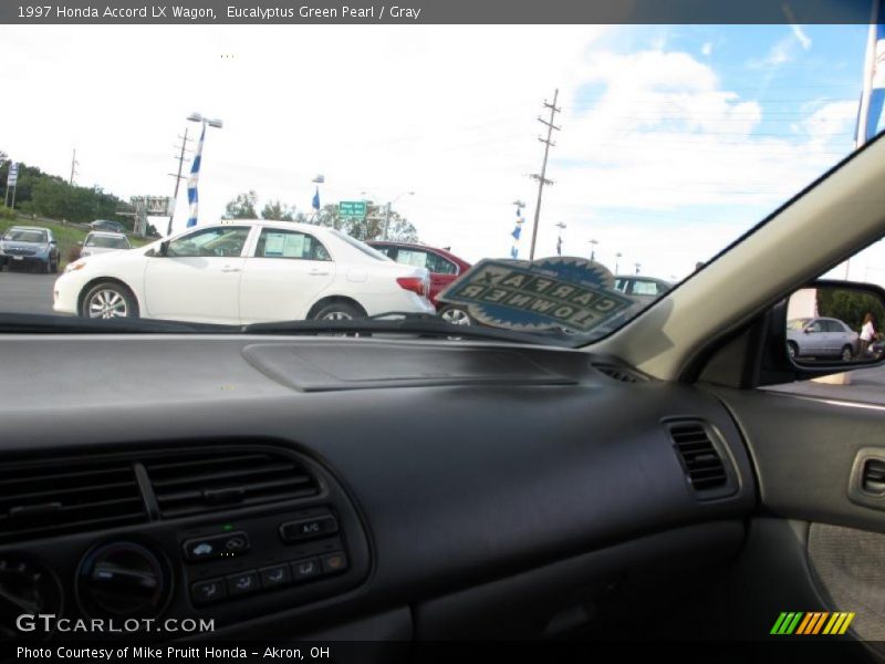Eucalyptus Green Pearl / Gray 1997 Honda Accord LX Wagon