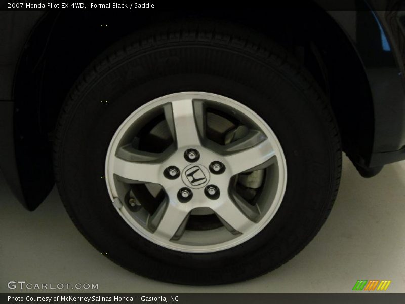 Formal Black / Saddle 2007 Honda Pilot EX 4WD
