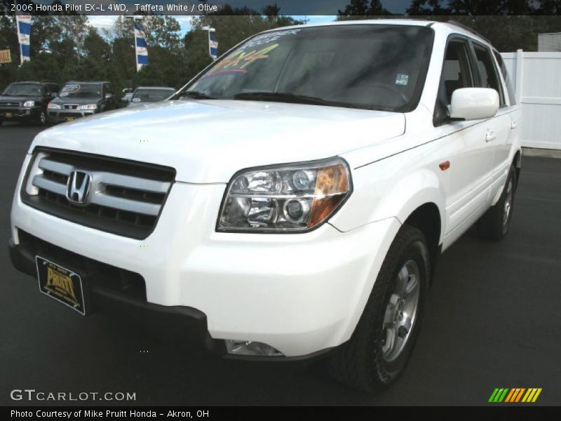 Taffeta White / Olive 2006 Honda Pilot EX-L 4WD