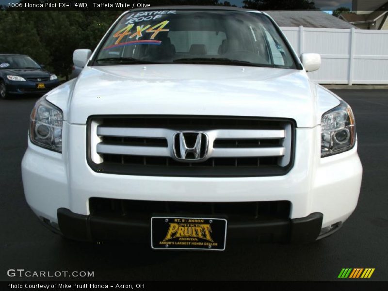 Taffeta White / Olive 2006 Honda Pilot EX-L 4WD