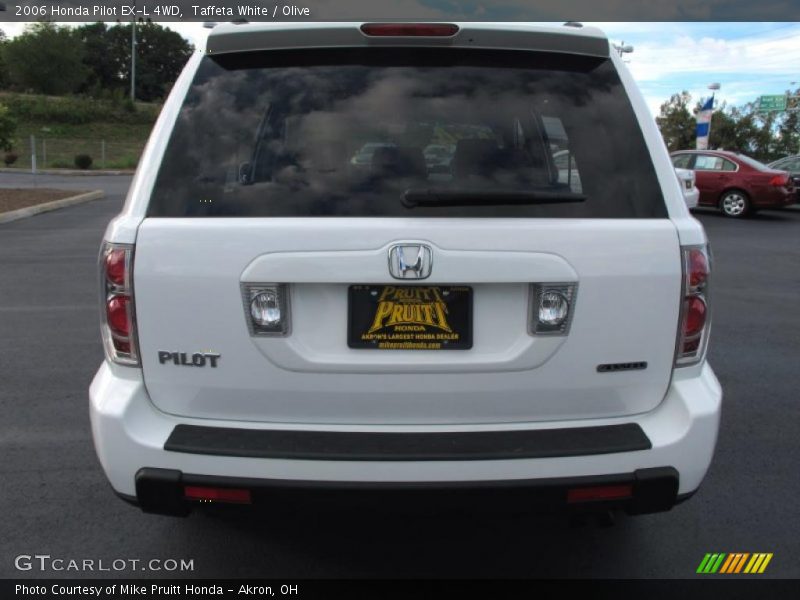 Taffeta White / Olive 2006 Honda Pilot EX-L 4WD
