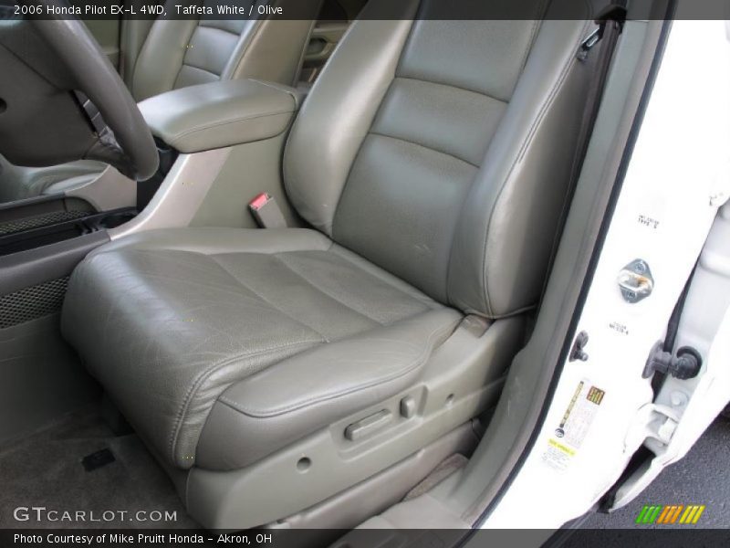 Taffeta White / Olive 2006 Honda Pilot EX-L 4WD