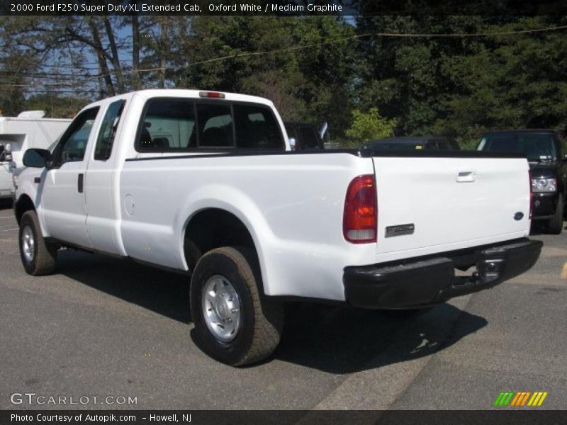 Oxford White / Medium Graphite 2000 Ford F250 Super Duty XL Extended Cab