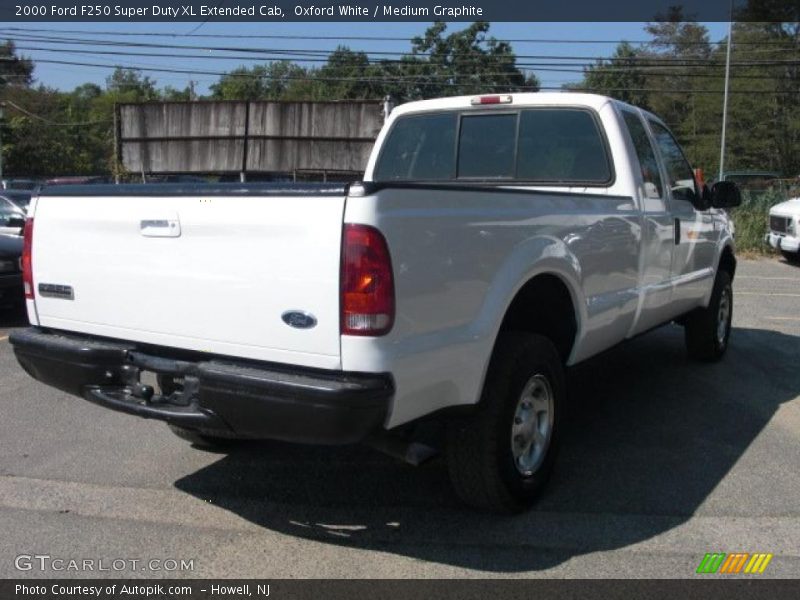 Oxford White / Medium Graphite 2000 Ford F250 Super Duty XL Extended Cab
