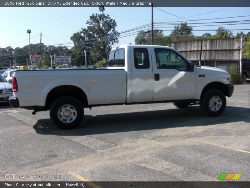 Oxford White / Medium Graphite 2000 Ford F250 Super Duty XL Extended Cab