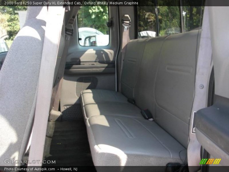 Oxford White / Medium Graphite 2000 Ford F250 Super Duty XL Extended Cab